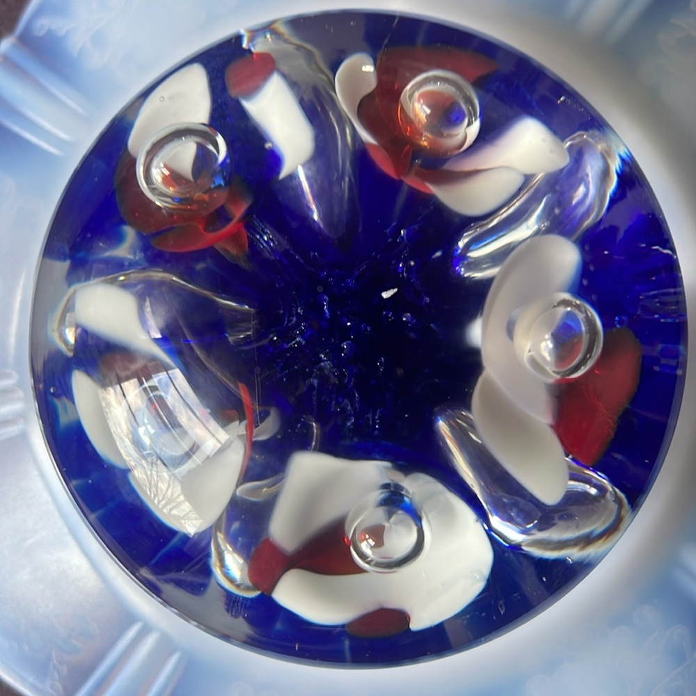 StClair 1973 paper weight #